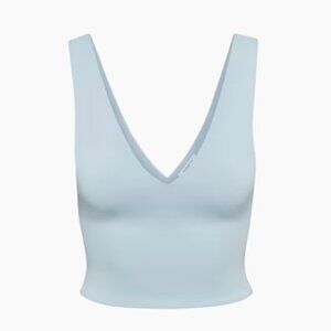 Babaton Contour V-Neck Tank in Dune Blue